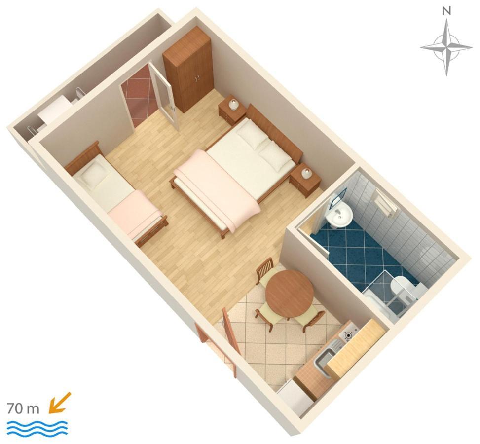 Apartments By The Sea Mandre, Pag - 3084 Kolan Ngoại thất bức ảnh